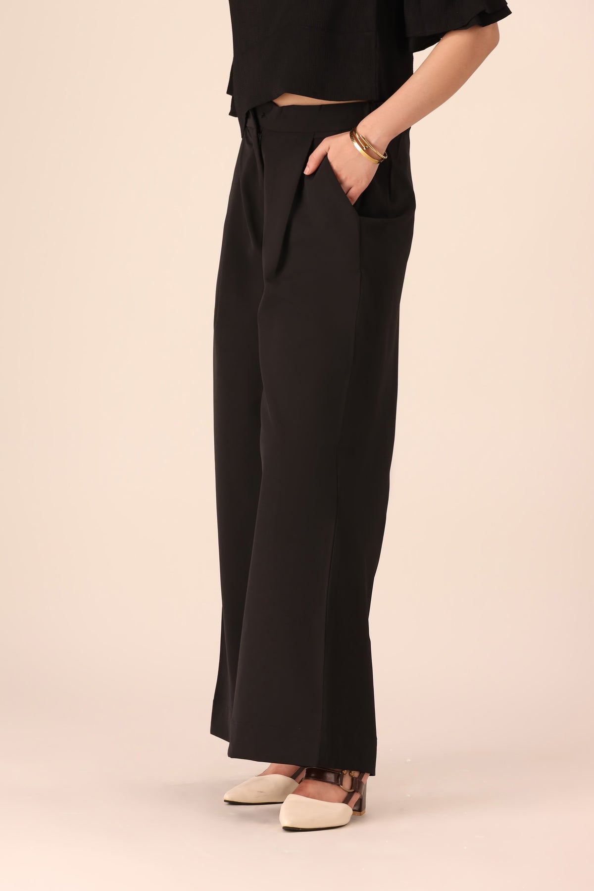 Single Pleated Trousers