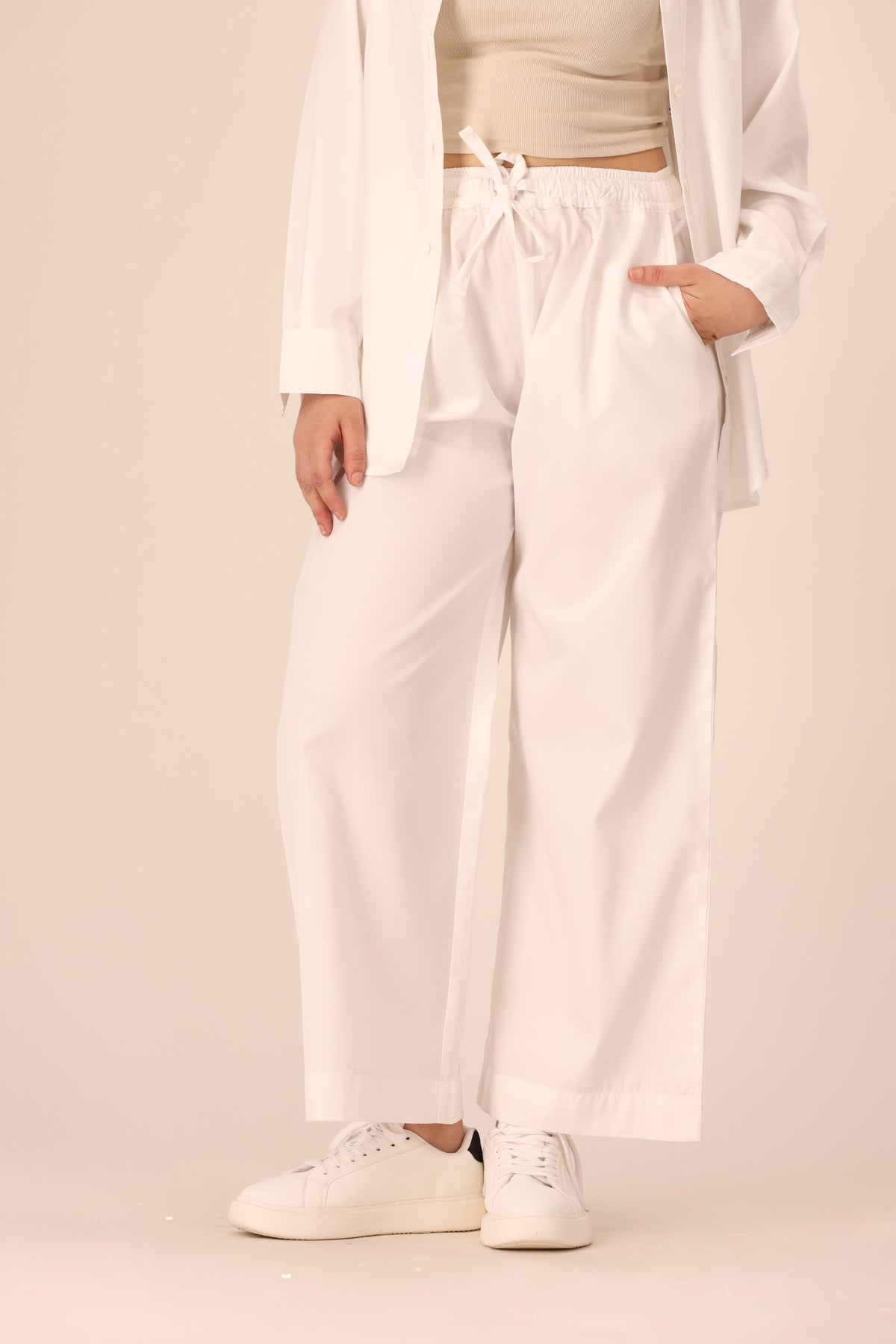 The All-White Co-ord Trousers
