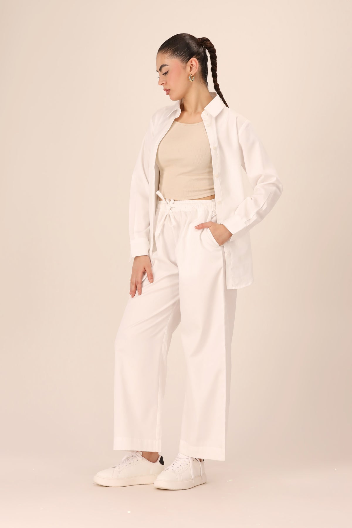 The All-White Co-ord Shirt