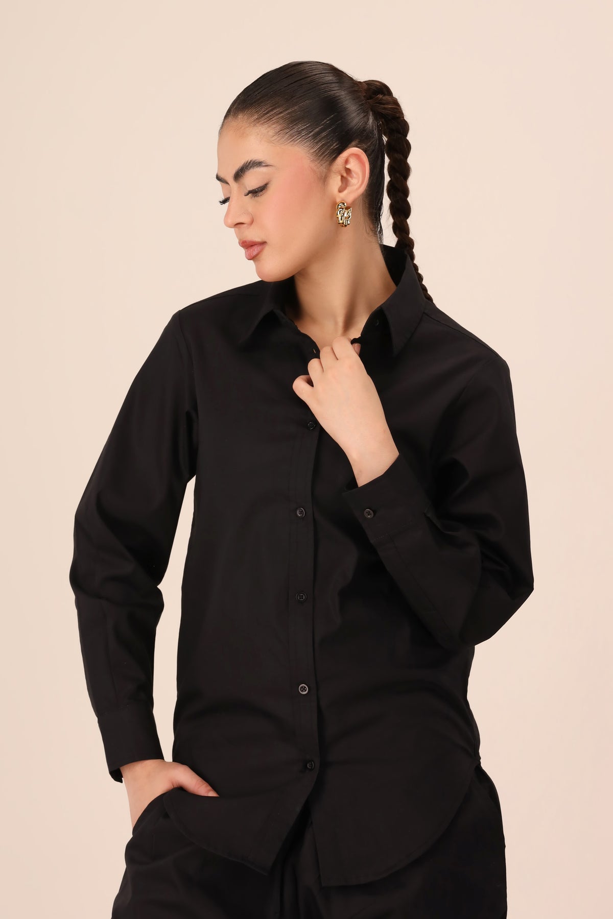 The All-Black Co-ord Shirt