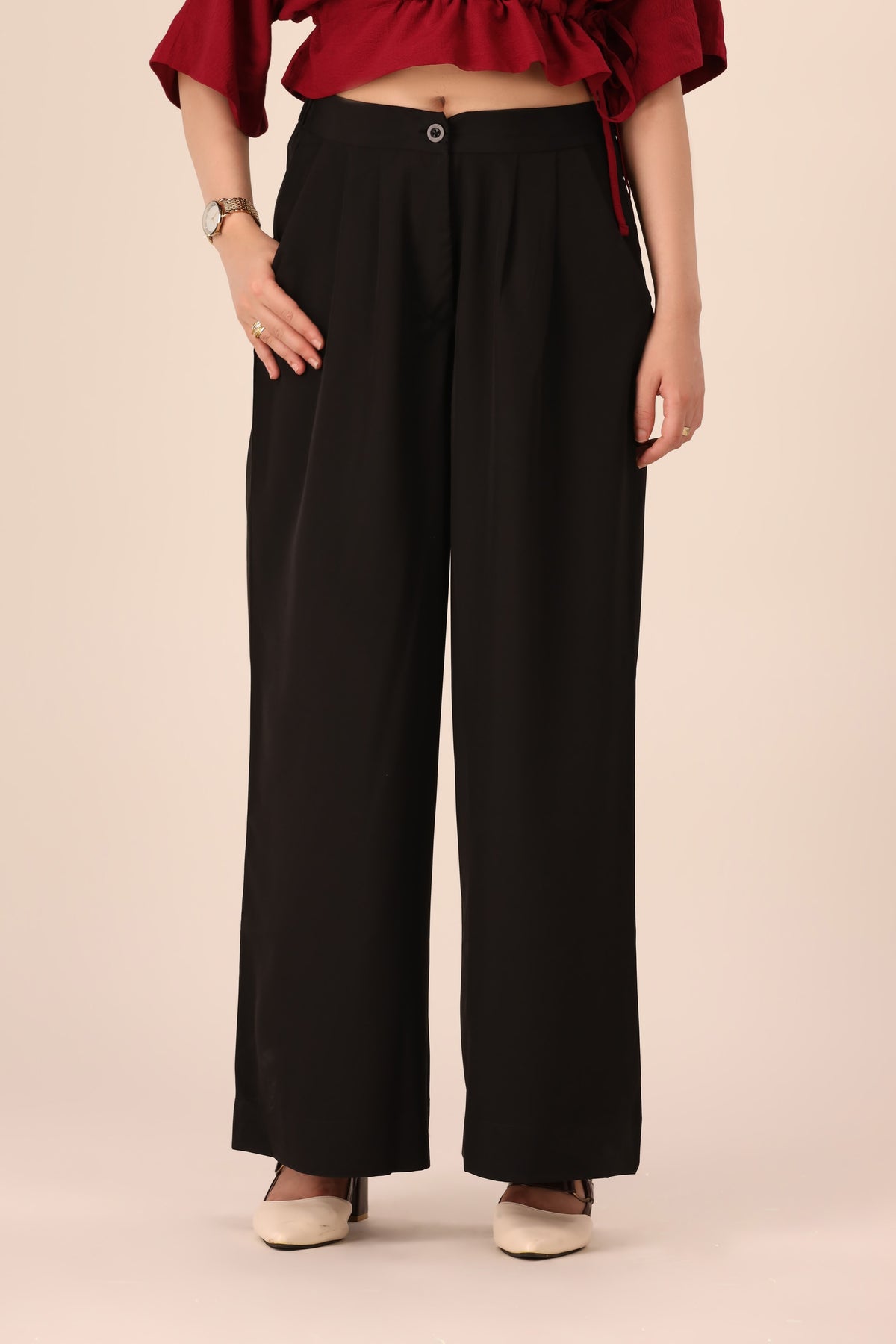 Double Pleated Trousers